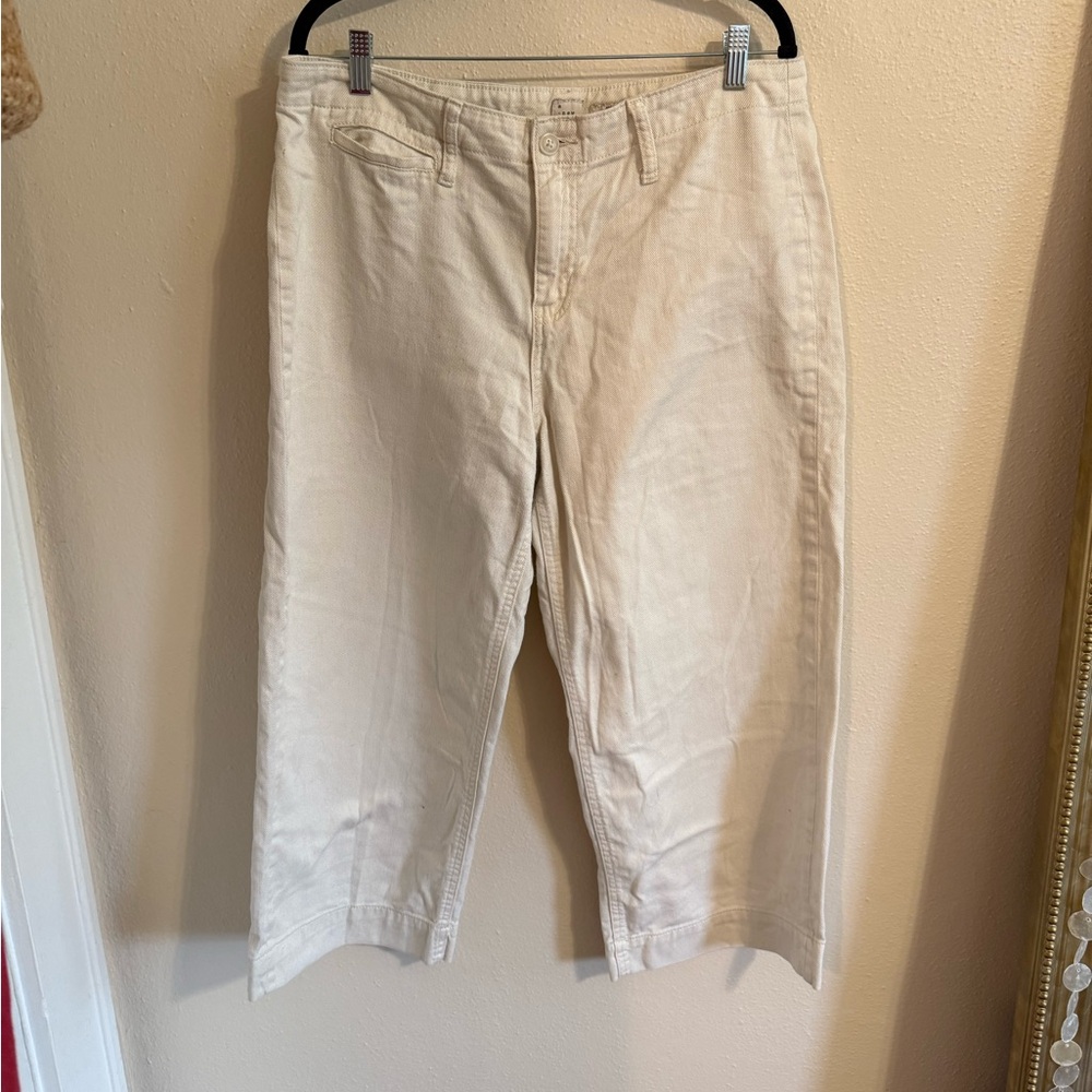 A New Day Women's Cream Wide Leg Pants